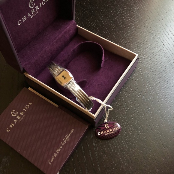 🔆 CHARRIOL Sterling Silver Square Lock bracelet - Picture 5 of 6